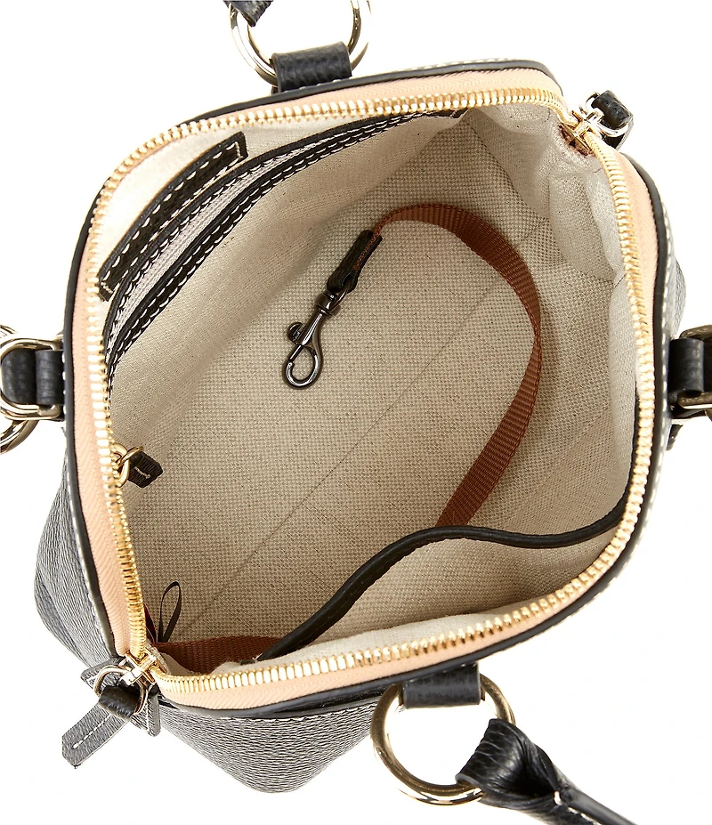 Dooney & Bourke Lucca Collection Italian Leather Small Satchel Bag