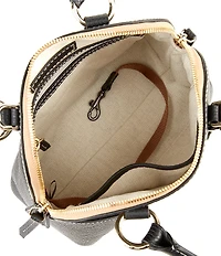 Dooney & Bourke Lucca Collection Italian Leather Small Satchel Bag