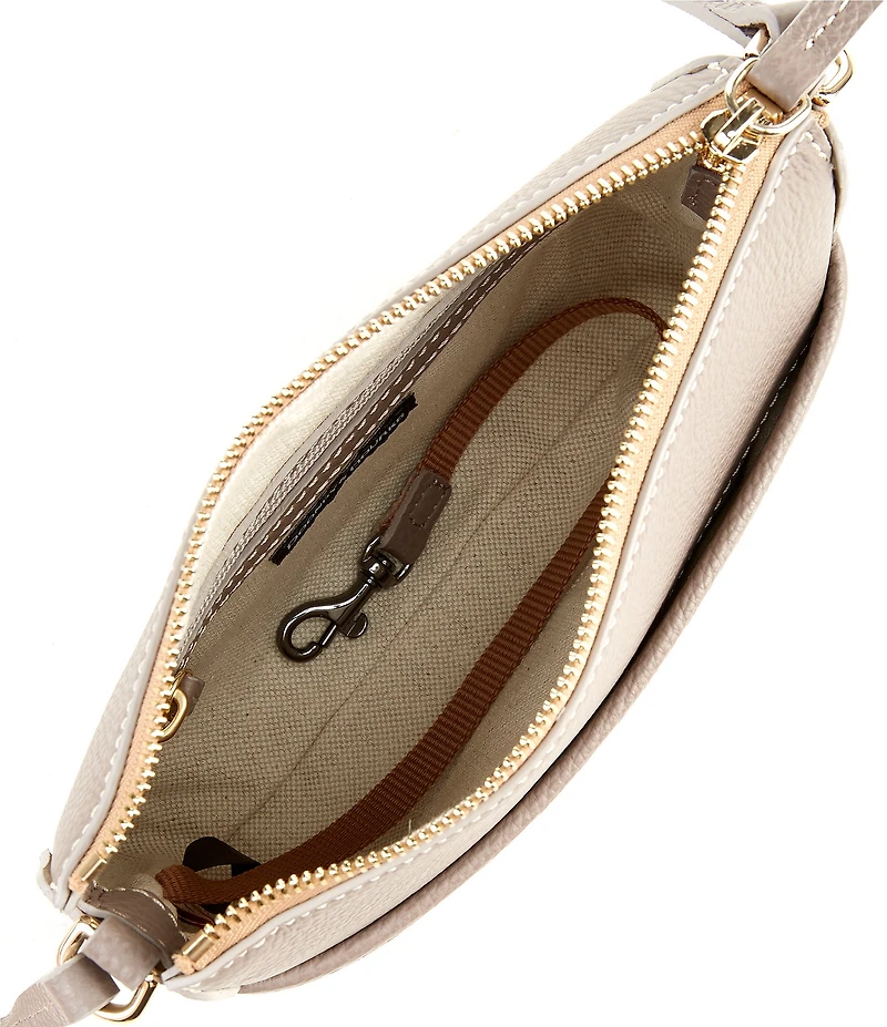 Dooney & Bourke Lucca Leather Ginger Crossbody Bag