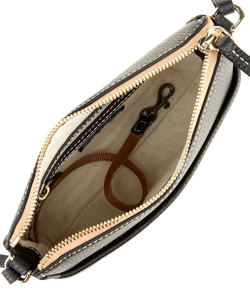 Dooney & Bourke Lucca Leather Ginger Crossbody Bag