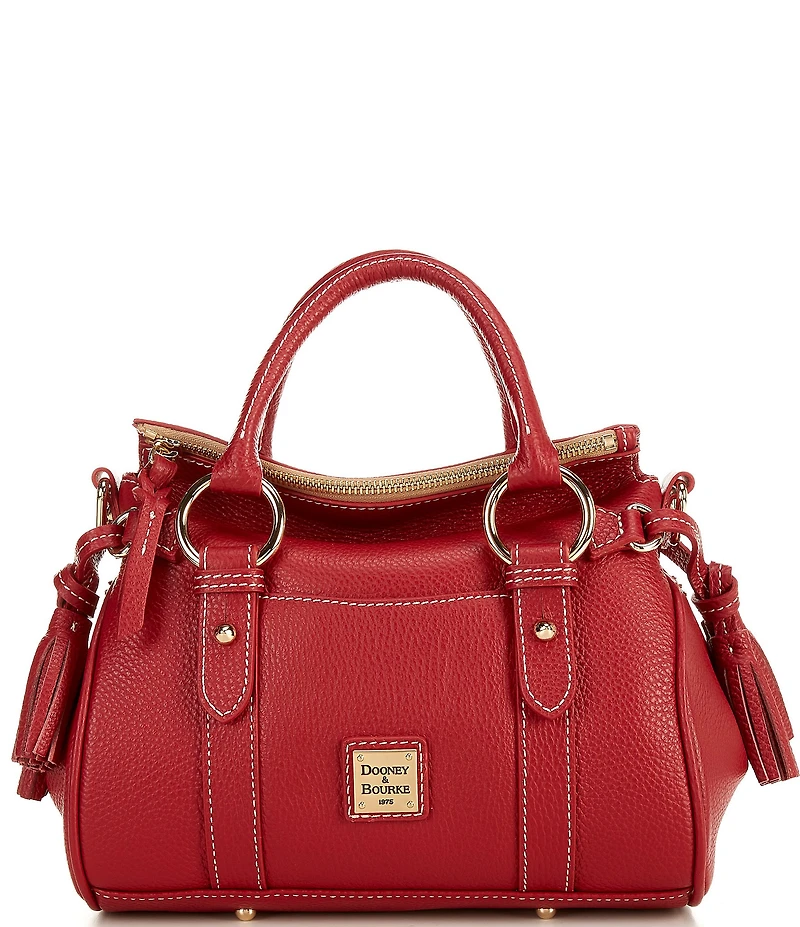 Dooney & Bourke Lucca Leather Tassel Satchel Bag