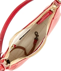 Dooney & Bourke Lucca Pebbled Leather Baguette Shoulder Bag