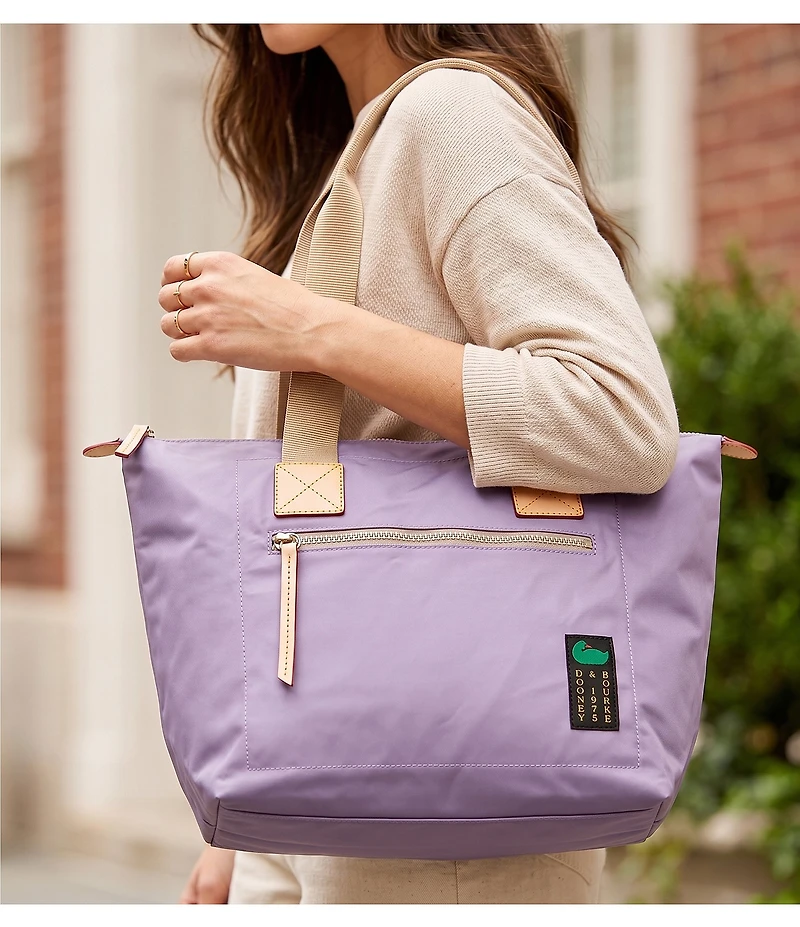Dooney & Bourke Nylon Front Zip Tote Bag