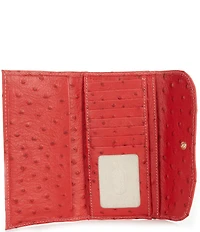 Dooney & Bourke Ostrich Continental Trifold Wallet