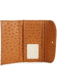 Dooney & Bourke Ostrich Continental Trifold Wallet