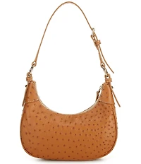 Dooney & Bourke Ostrich Hobo Shoulder Bag