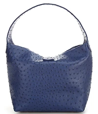 Dooney & Bourke Ostrich Clip Lock Hobo Shoulder Bag