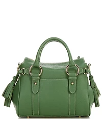 Dooney & Bourke Lucca Leather Tassle Satchel Bag
