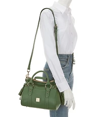 Dooney & Bourke Lucca Leather Tassle Satchel Bag