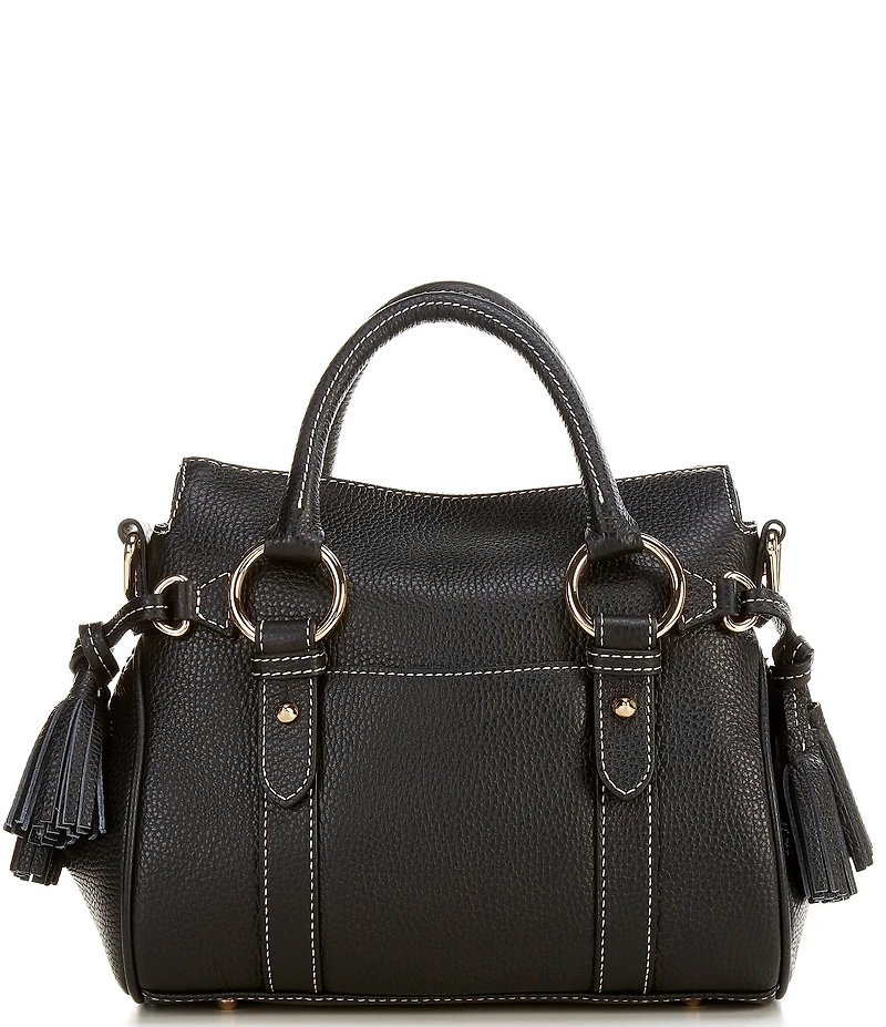 Dooney & Bourke Lucca Leather Tassle Satchel Bag