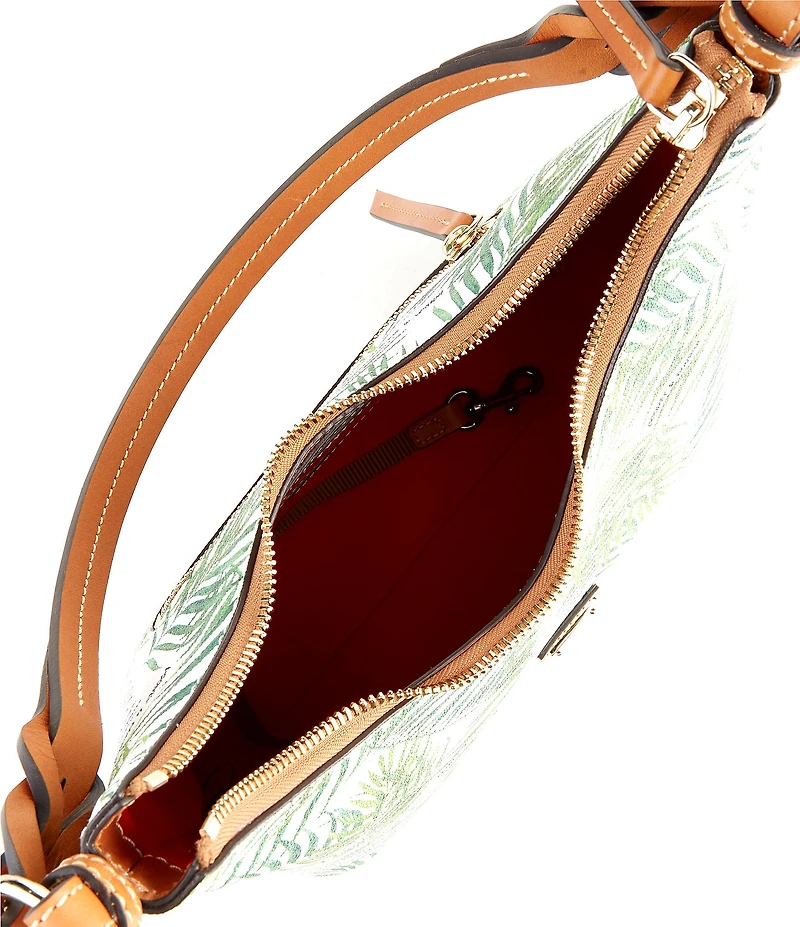 Dooney & Bourke Siesta Key Bryce Palm Leaf Hobo Bag