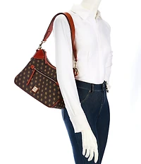 Dooney & Bourke Gretta Collection Signature Logo Shoulder Bag