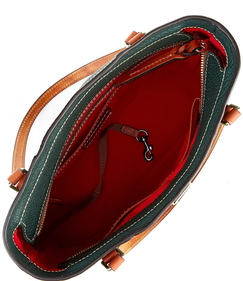 Dooney & Bourke Pebble Collection Lexington Small Leather Shopper Tote Bag