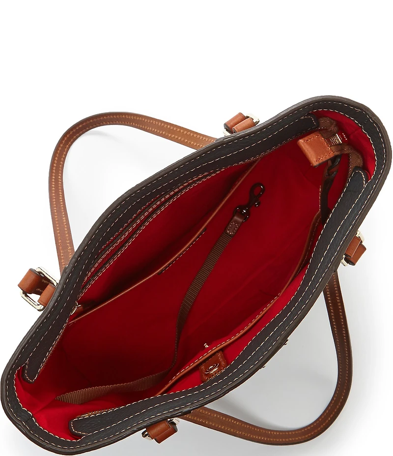 Dooney & Bourke Pebble Collection Lexington Small Leather Shopper Tote Bag