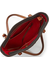 Dooney & Bourke Pebble Collection Lexington Small Leather Shopper Tote Bag