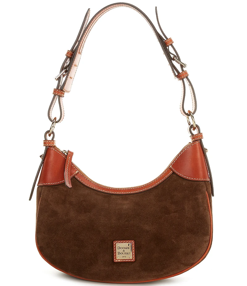 Dooney & Bourke Small Suede Hobo Shoulder Bag