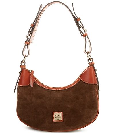 Dooney & Bourke Small Suede Hobo Shoulder Bag