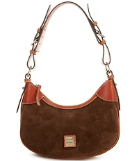 Dooney & Bourke Small Suede Hobo Shoulder Bag