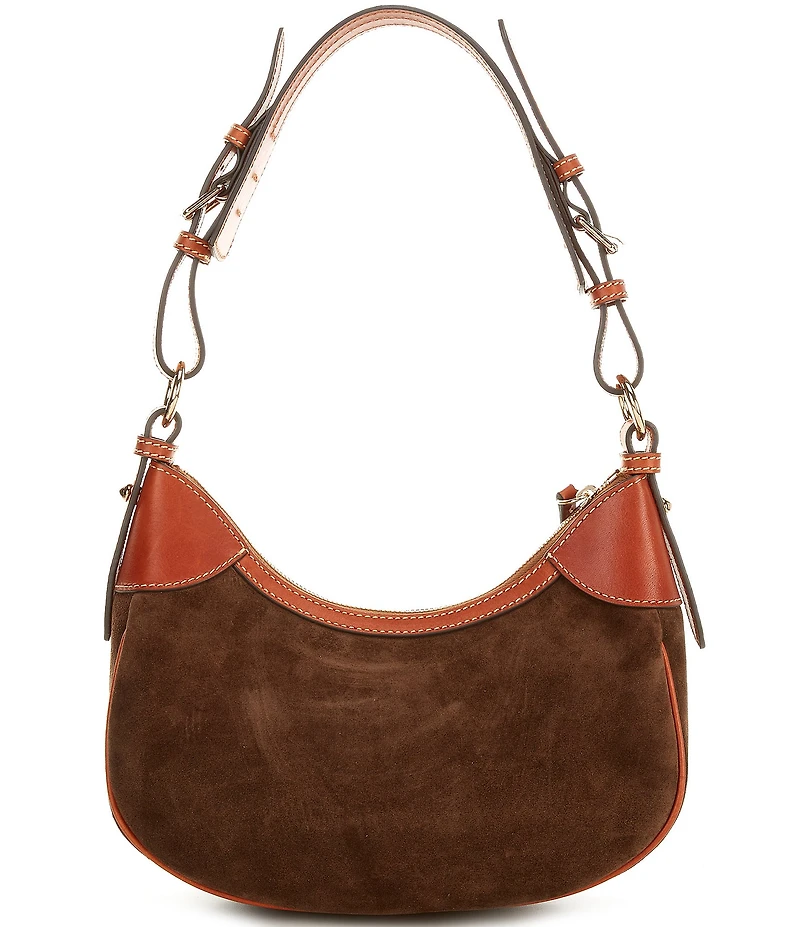 Dooney & Bourke Small Suede Hobo Shoulder Bag