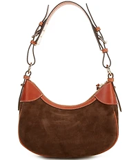 Dooney & Bourke Small Suede Hobo Shoulder Bag