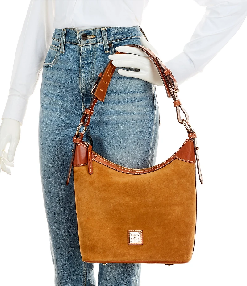 Dooney & Bourke Suede Sac Shoulder Bag