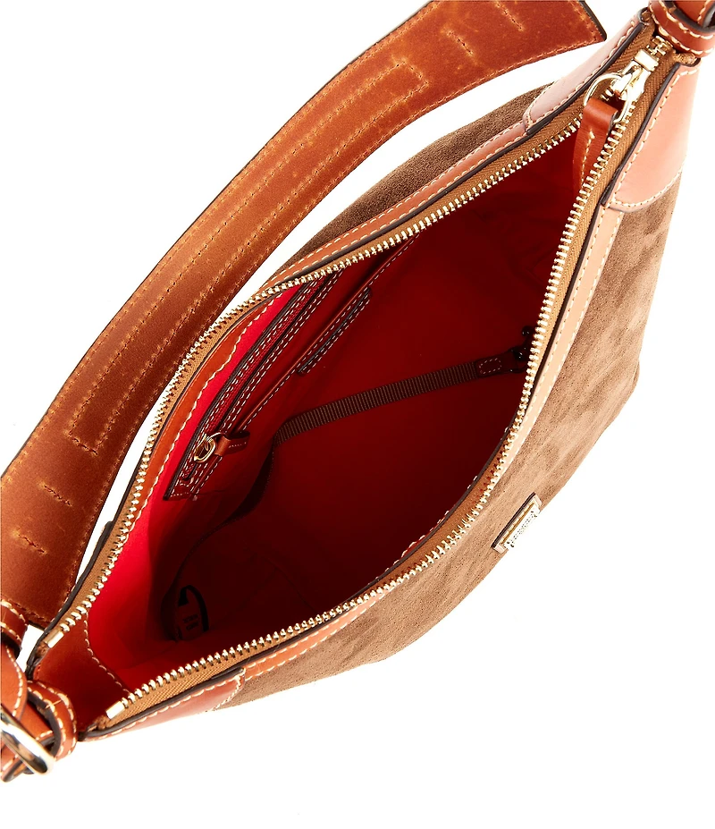 Dooney & Bourke Suede Sac Shoulder Bag