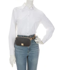 Dooney & Bourke Lucca Textured Leather Belt Bag