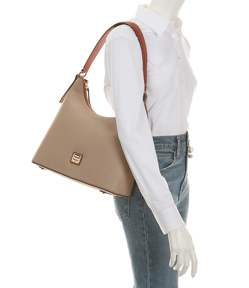Dooney & Bourke Textured Pebble Grain Leather Hobo Bag