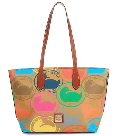 Dooney & Bourke Travel Inspired Print Tote Bag