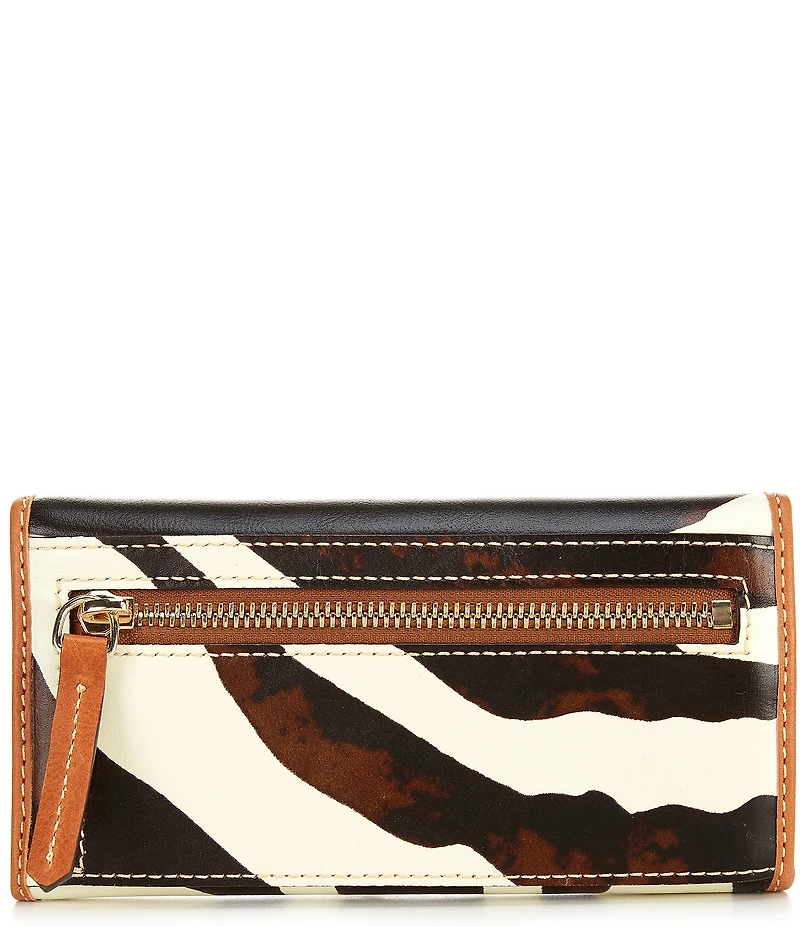 Dooney & Bourke Zebra Print Continental Clutch