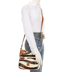 Dooney & Bourke Zebra Print Crossbody Bag