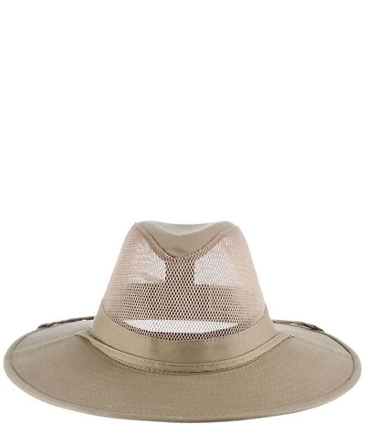 Dorfman Milan Solarweave® Wrangle Safari Canvas 3#double; Brim Hat