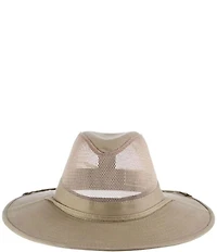 Dorfman Milan Solarweave® Wrangle Safari Canvas 3#double; Brim Hat