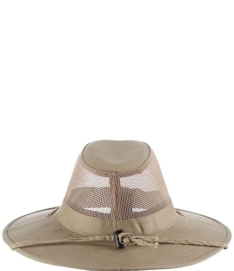 Dorfman Milan Solarweave® Wrangle Safari Canvas 3#double; Brim Hat