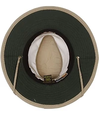 Dorfman Milan Solarweave® Wrangle Safari Canvas 3#double; Brim Hat