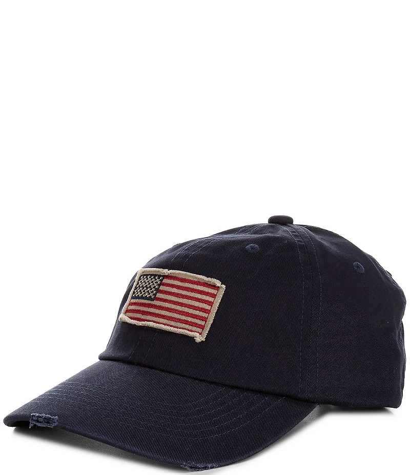 Dorfman Milano American Flag Baseball Cap