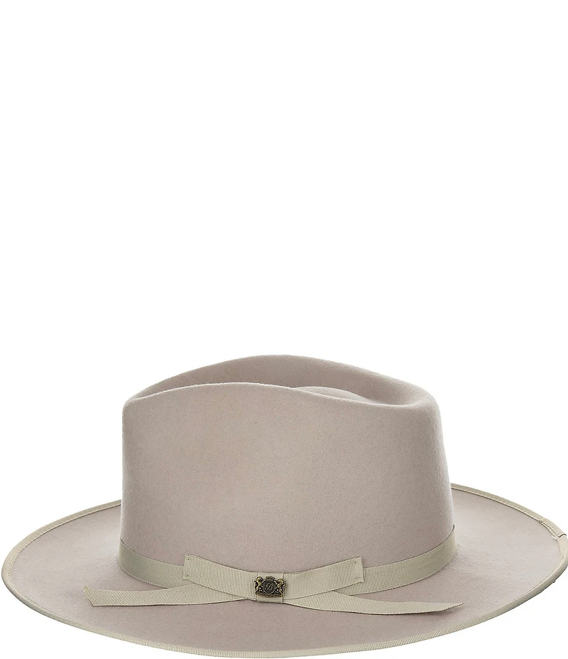 Dorfman Milano Brimmed Wool Felt Hat