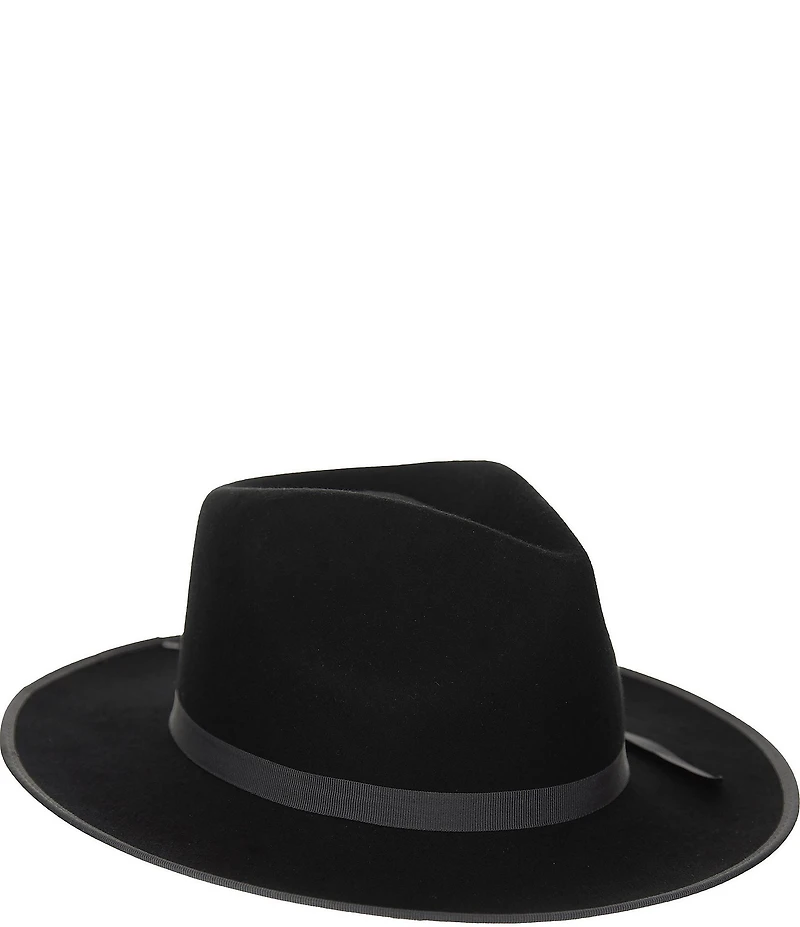 Dorfman Milano Brimmed Wool Felt Hat