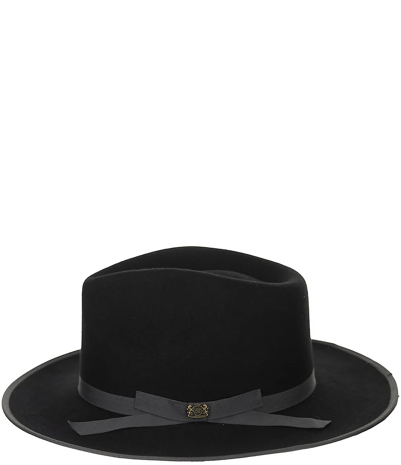 Dorfman Milano Brimmed Wool Felt Hat
