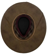 Dorfman Milano Garwood Safari 3 1/2#double; Brim Hat