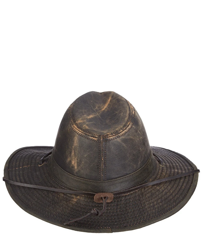Dorfman Milano Outback Hinterlands Safari 3#double; Brim Hat