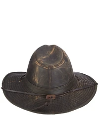 Dorfman Milano Outback Hinterlands Safari 3#double; Brim Hat