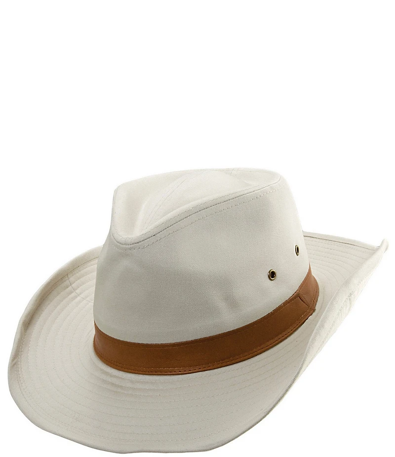 Dorfman Milano Outback Saguaro 3#double; Shapeable Brim Hat