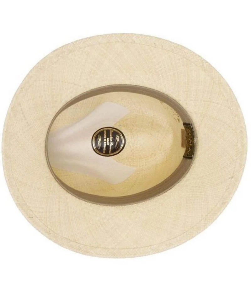 Dorfman Milano Scala Chandler Genuine Panama Straw Safari 2 3/4#double; Brim Hat