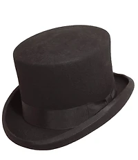 Dorfman Milano Scala Structured Wool Felt 5 1/2#double; Top Hat