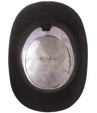 Dorfman Milano Scala Structured Wool Felt 5 1/2#double; Top Hat