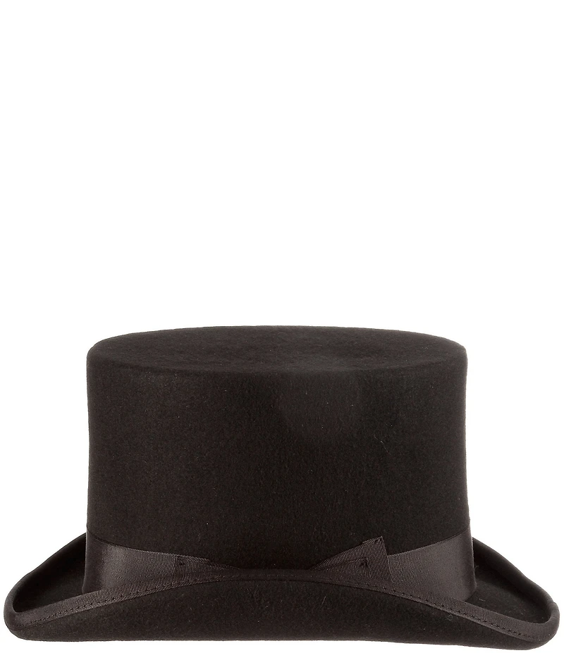 Dorfman Milano Scala Structured Wool Felt 5 1/2#double; Top Hat