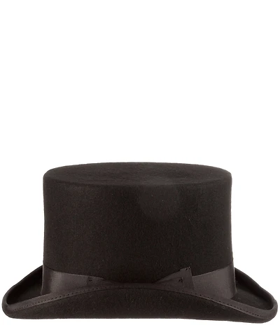 Dorfman Milano Scala Structured Wool Felt 5 1/2#double; Top Hat