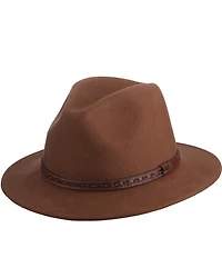 Dorfman Milano Scala Water Repellent Wool Felt Safari 2 1/2#double; Brim Hat