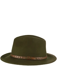 Dorfman Milano Scala Water Repellent Wool Felt Safari 2 1/2#double; Brim Hat